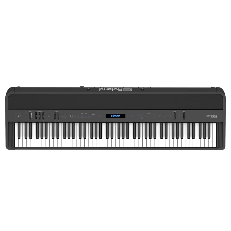 Roland FP-90X | Flagship Portable 88-Note Digital Piano | Immersive & Powerful 4 Speaker System | Distinctive Acoustic Tones & Deep Sound Shaping | Bluetooth & MIDI Connectivity | Black