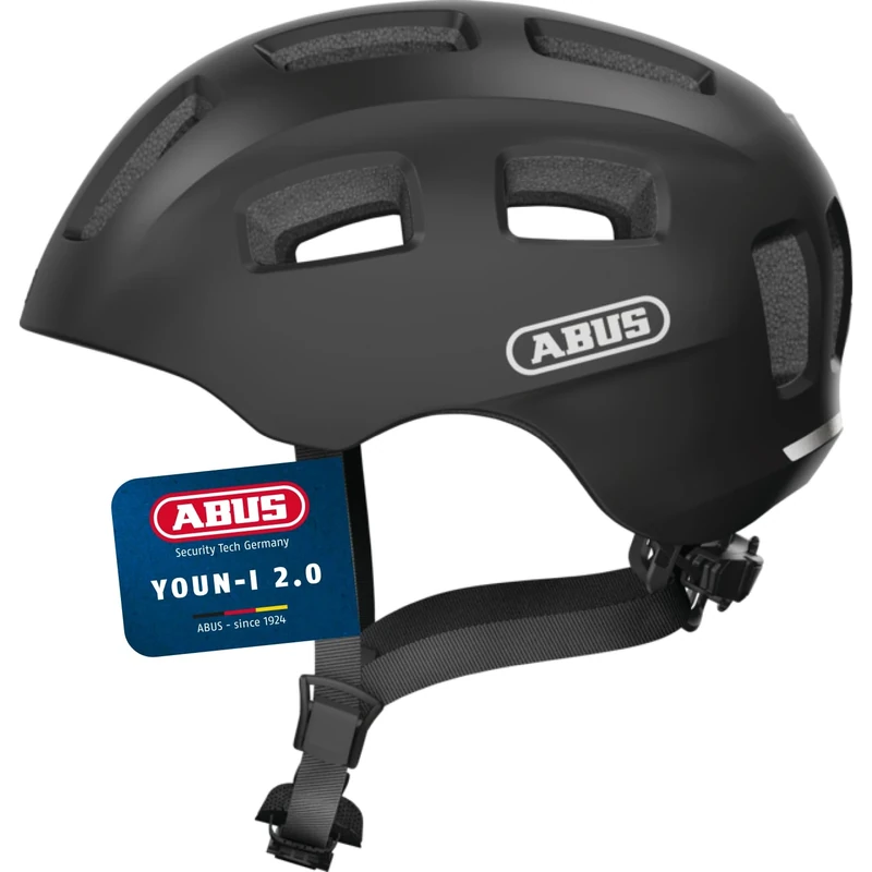 ABUS Youn-I 2.0 bike helmet - with light for children, teenagers and young adults - for girls and boys