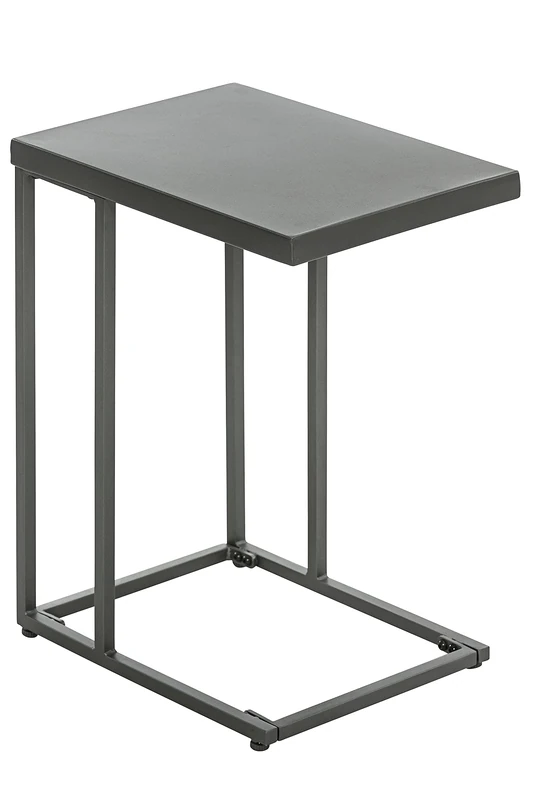 Dehner Noah Side Table Approx. 56 x 43 x 30.5 cm Metal Grey - Image 1