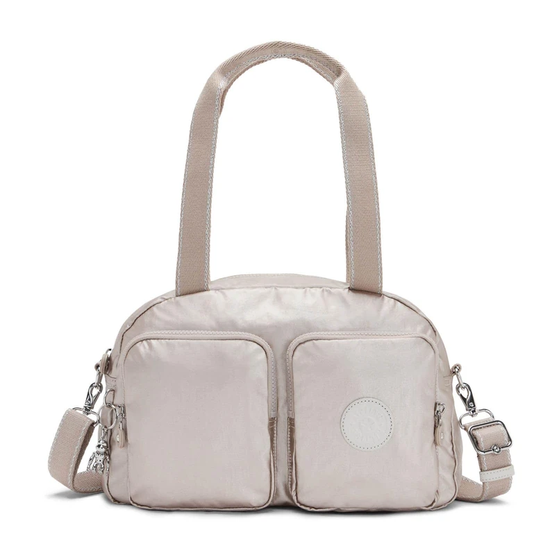 Kipling COOL DEFEA Medium shoulderbag, Metallic Glow (Silver)
