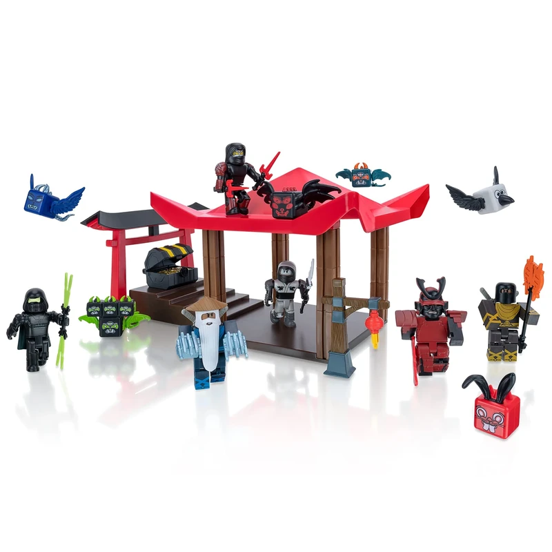 Roblox ROB0536 Action Collection-Ninja Legends Deluxe Playset [Includes Exclusive Virtual Item], Multi