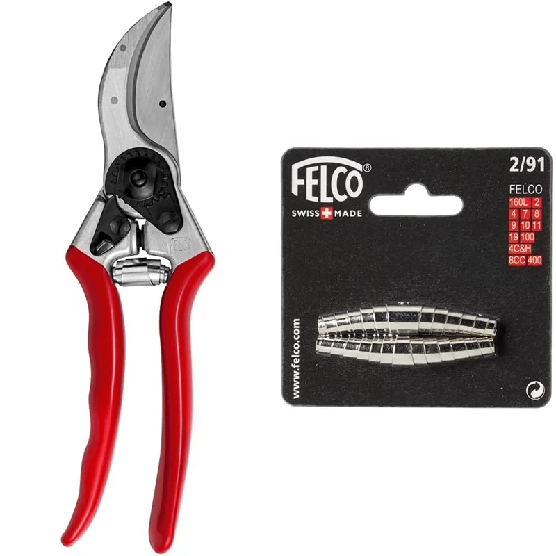 FELCO Model 2 Secateurs (Large) & Spare Springs for Models 2/4/7/8/9/10/11/100