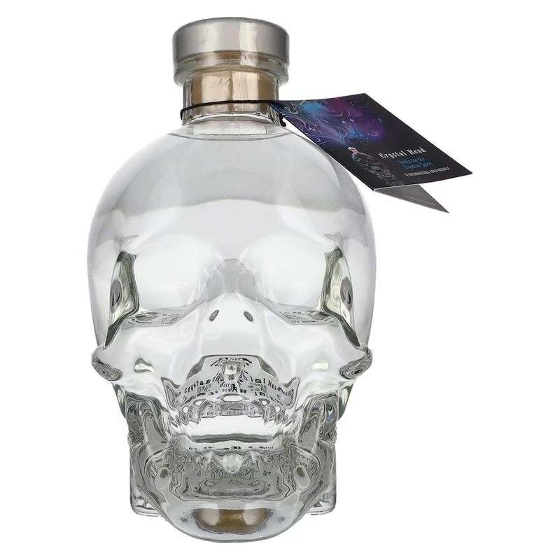 Crystal Head Vodka 70cl, 40% ABV - Award-Winning Premium Distilled Vodka, Filtered Through Crystal - Includes Crystal Glass Skull Bottle