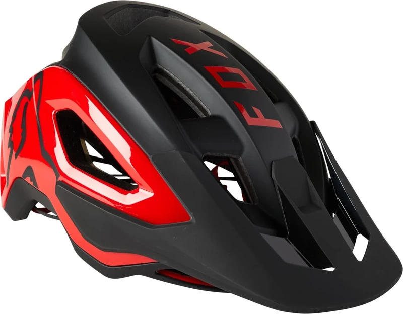 Fox Racing - SPEEDFRAME PRO, CE Helmets - Adult Unisex - protective gear, bike helmet, mountainbike helmet, MTB protective helmet, Black/Red, S