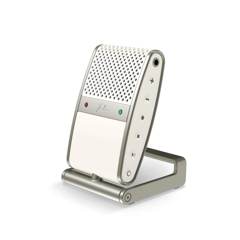 Tula Mics Cream USB Podcast Microphone with Onboard Recorder (switchable polar pattern, built-in audio recorder, studio quality sound, unique noise reduction technology), Cream - Image 1