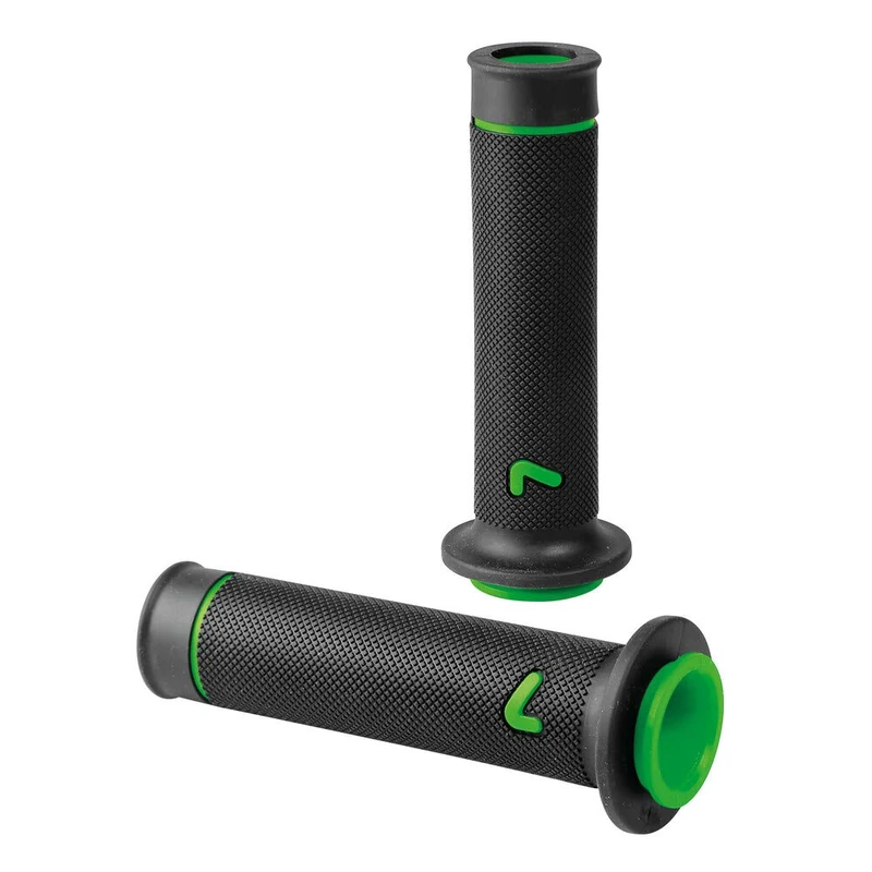Lampa 90582 Sport-Grip, Universal Motorcycle Handlebar Grips Set 2 Pieces Right and Left Rubber - Green