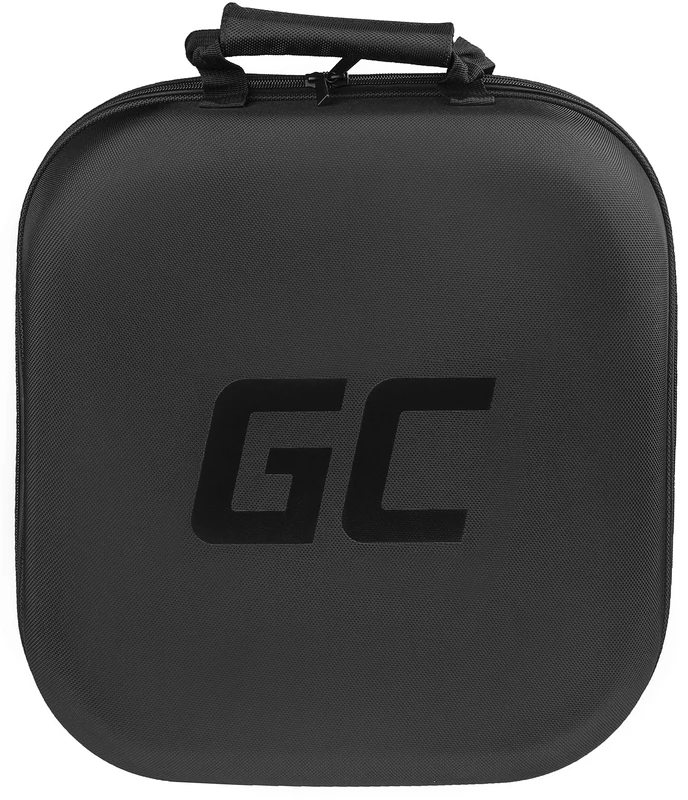 Green Cell EV Cable Storage Bag for Type 2 & 1 Charging Cables, Organiser, Portable EV PHEV Chargers, Unisex, Green, Plastic, Hard Shell, Zipper Closure, Carry Handle, 2 Year Warranty