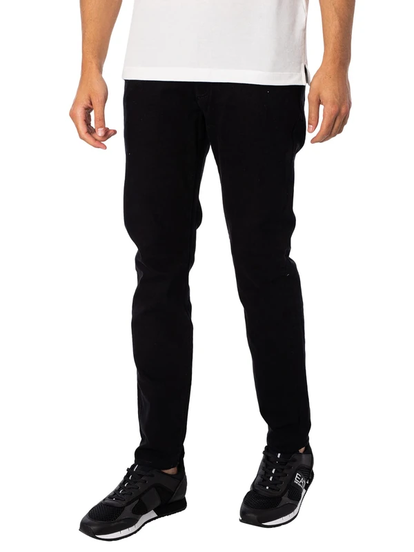 Armani Exchange Men's A|X Mens Slim Jean Denim Black 34W 30L (8NZJ13Z1SBZ1200) - Image 1