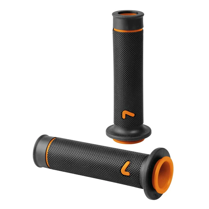 Lampa 90583 Sport-Grip, Universal Motorcycle Handlebar Grips Set 2 Pieces Right and Left Rubber - Orange
