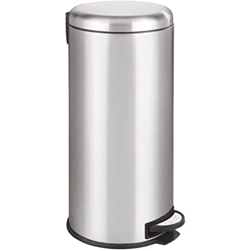 KITCHEN MOVE Urban 30L Brushed Stainless Steel Pedal Bin with Bucket Lid