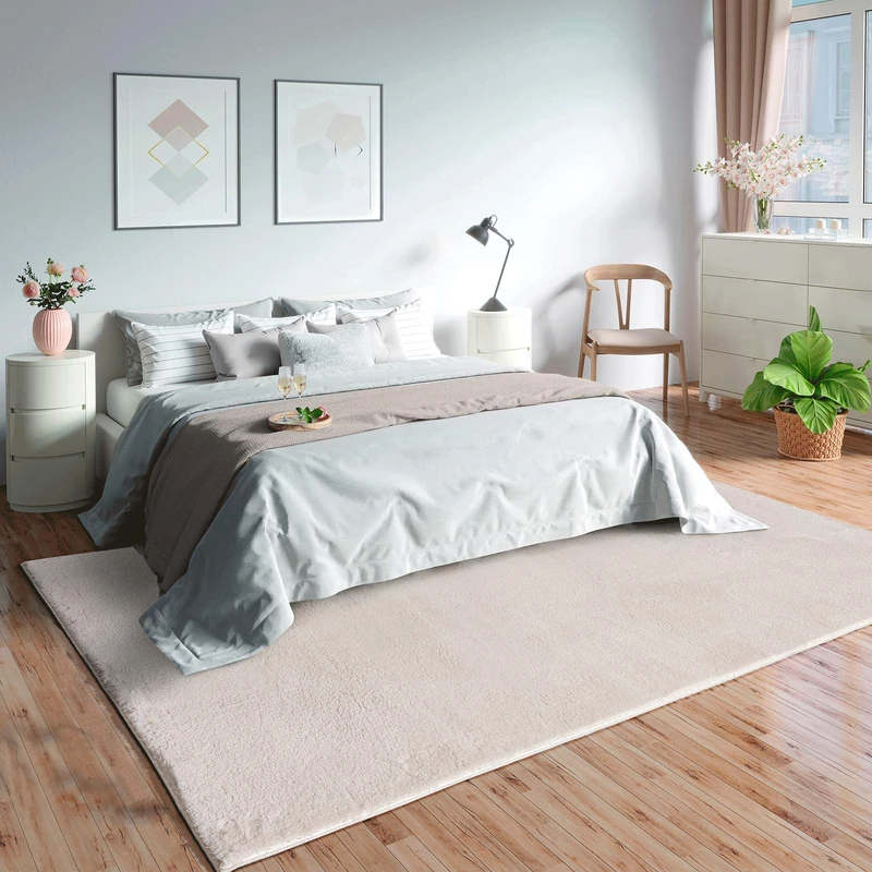 Mias Teppiche Olivia Living room/bedroom rug - washable - 120x160 cm, Cream