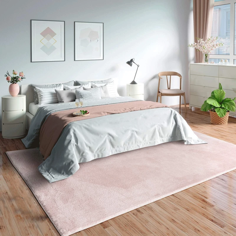 Mias Teppiche Olivia Living room/bedroom rug - washable - 160x220 cm, Rose