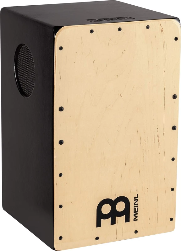 Meinl Percussion Speaker Cajon Instrument - Drum Box with Play-Along Function - Playing Surface Baltic Birch (MPSCAJ)