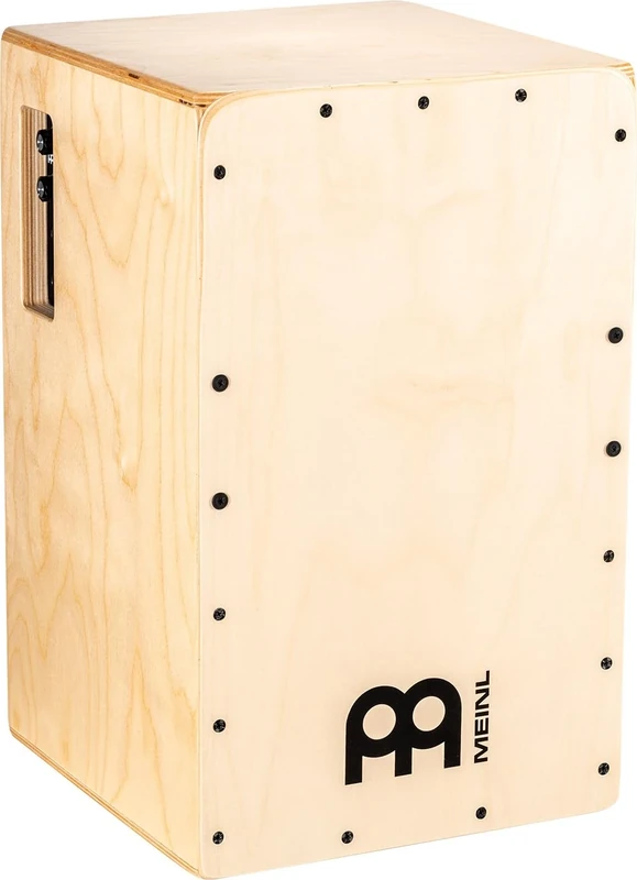 Meinl Percussion Pickup Snarecraft Cajon - Big Drum Box with Pickup, Snare, and Bass Sound - Playing Surface Baltic Birch (PSC100NT)