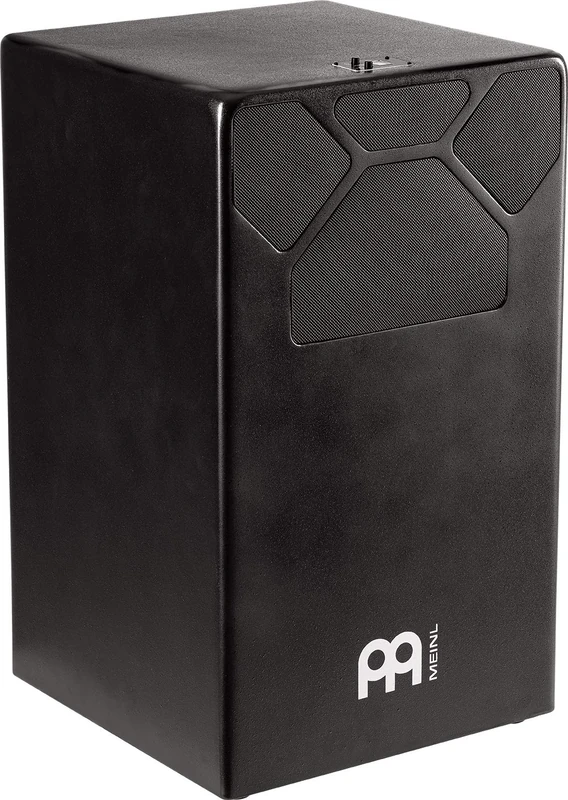 Meinl Percussion Digital Cajon E-Drum - With 10 Sound Combinations - For Children and Adults - Playing Surface Black (MPDC1)