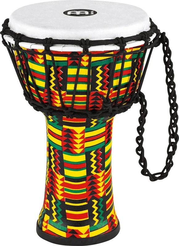 Meinl Percussion JRD Djembe Instrument - Very Small Handdrum - Travel Instrument - Diameter 7 Inches - Plastic, Multicoloured (JRD-SI)