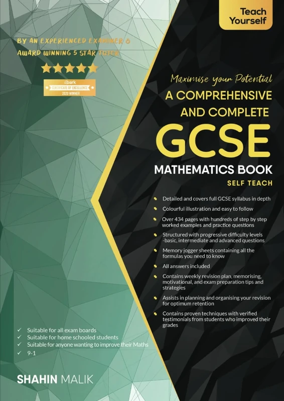 A Comprehensive and Complete GCSE Mathematics Book Self Teach