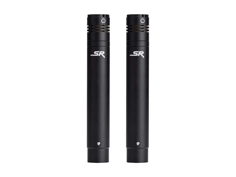 Monoprice Stage Right Series Small Pencil Condenser Microphones (625907), Black