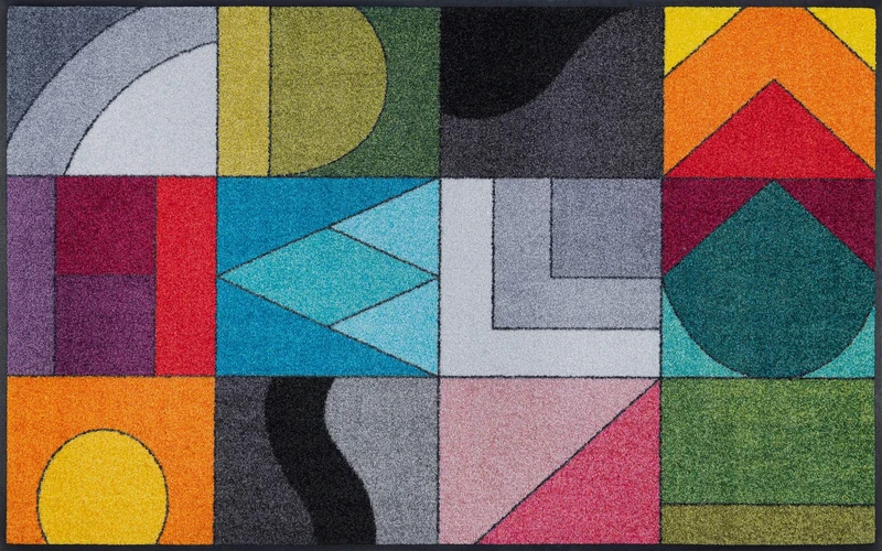 wash+dry pcs, 100% polyamide, Multicolour, 75x120cm