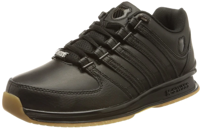 K-Swiss Men's Rinzler Sneaker, Black gum, 10.5 UK (45 EU)