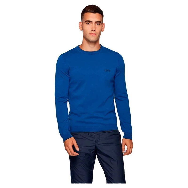BOSS Men's Ritom_w21 Sweater, Bright Blue432, S