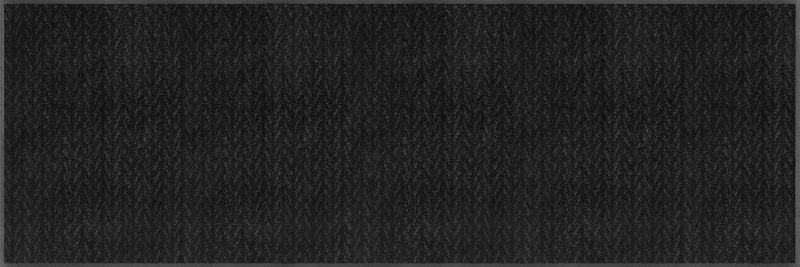Wash+Dry Doormat, Polyamide, Black, 60x180 cm