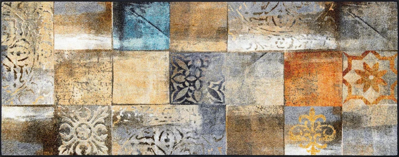 Wash+Dry Tilea Door Mat, 75 x 190 cm, Washable Inside and Outside