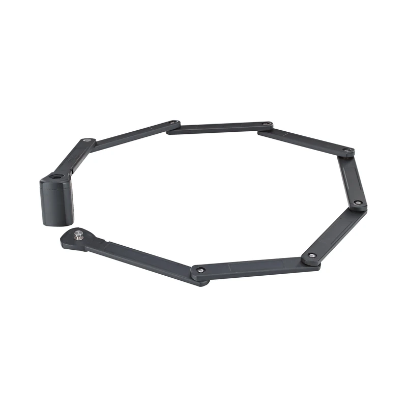 Prophete XXL folding lock with bracket, length 120 cm, colour black