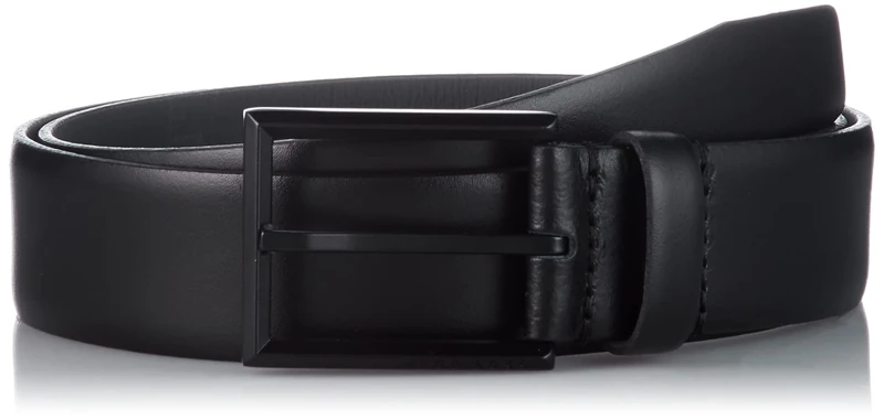 BOSS Men's Eres-BLC_Sz35 Belt, Black 1, 80 cm