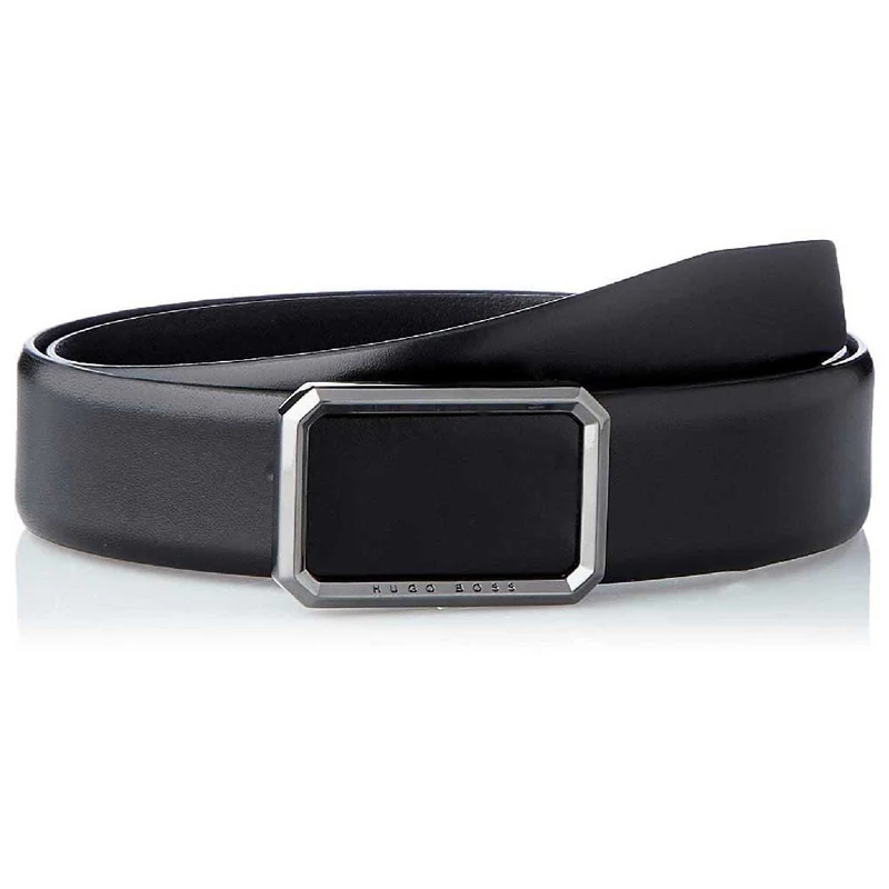 BOSS Men's Ereso-Eg_Sz35 Belt, Black 1, 105