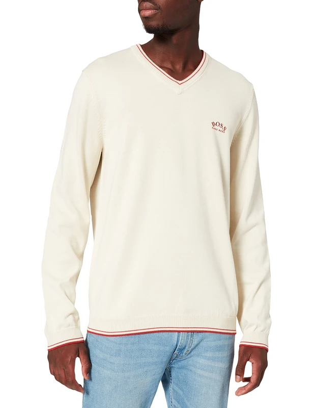 BOSS Men's Jumper. - White - L