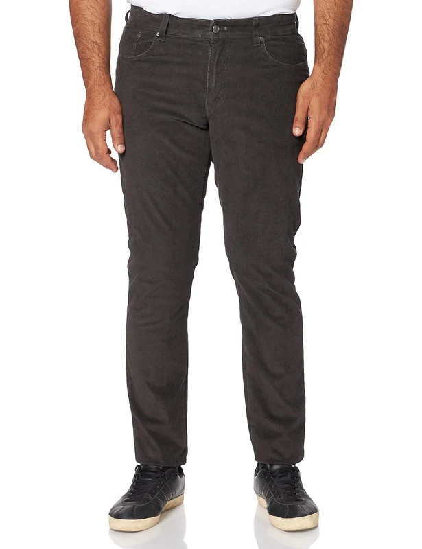 Hackett London Men's Cord 5 PKT Trousers, 9gymid Grey, 44W/34L