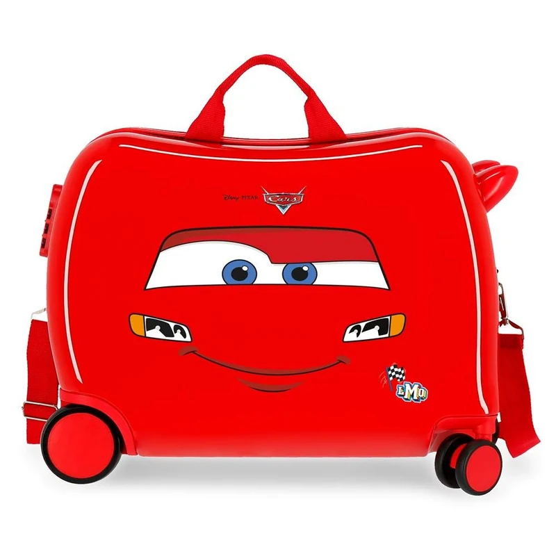 Disney Cars Lightning Mcqueen Children's Suitcase Red 50 x 38 x 20 cm Rigid ABS Side Combination Closure 34L 3 kg 4 Wheels Hand Luggage