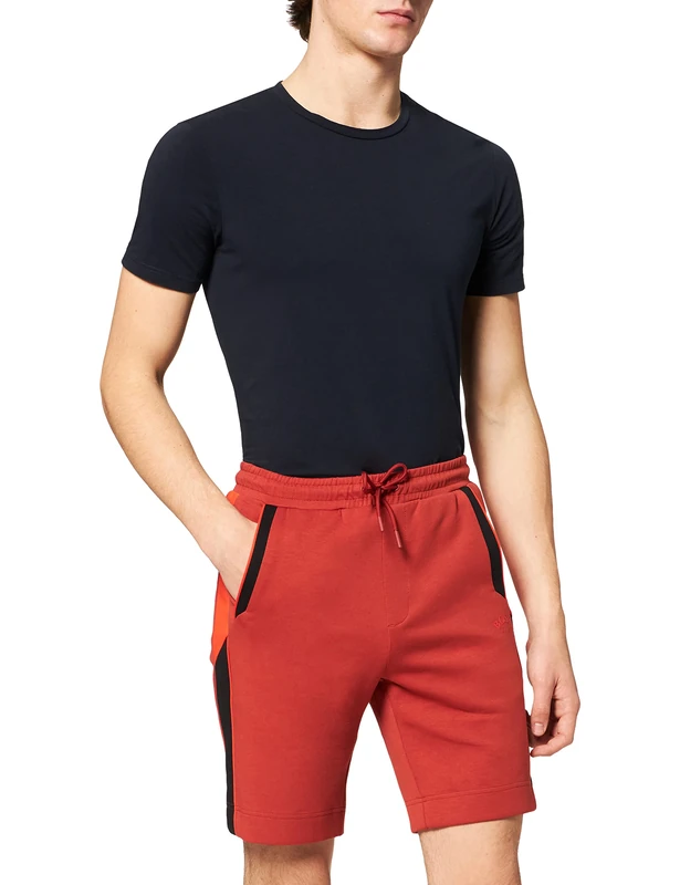 BOSS Men's Bermuda Shorts, Medium Red611, S