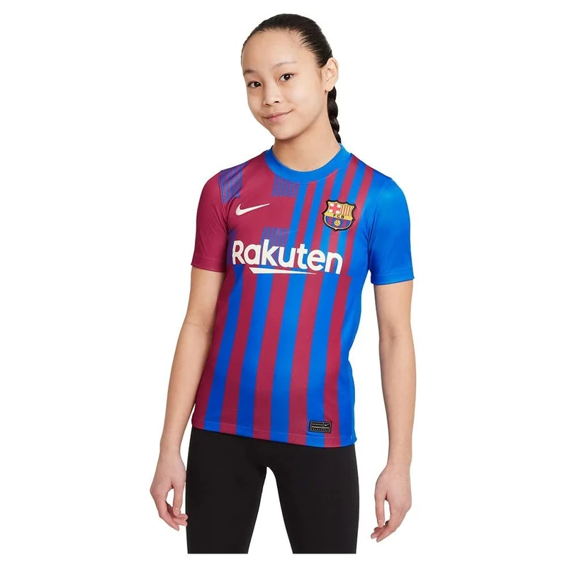 Nike - FC Barcelona 2021/22 Season Jersey Home Game Equipment, L, Unisex