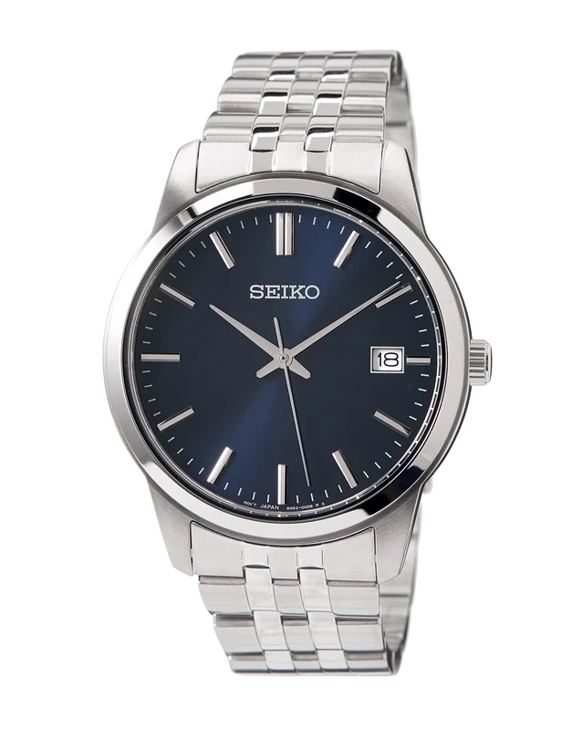 Seiko Men Analog Quartz Watch with Stainless Steel Strap SUR399P1