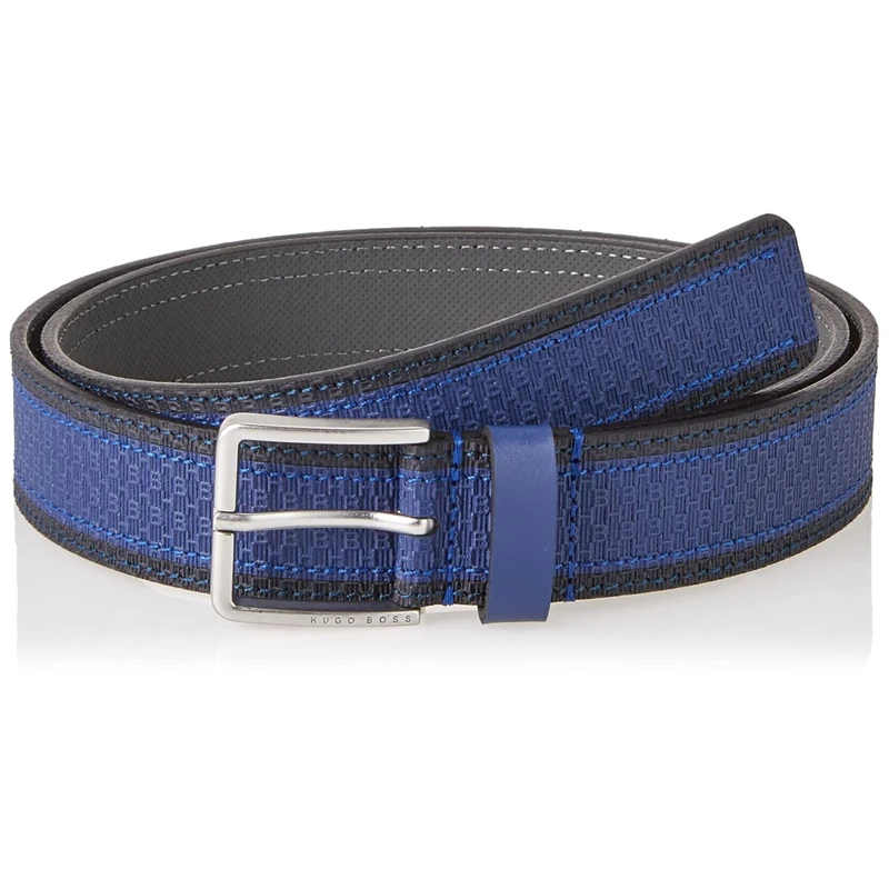 BOSS Men's Ther-HB-I_Sz35 Belt, Dark Blue401, 85