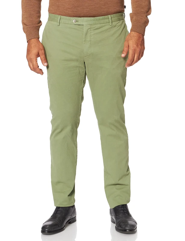 Hackett London Men's Kensington Slim Trousers, 728olive, W44
