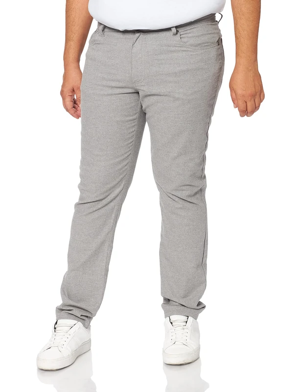 Hackett London Men's Flannel 5 pkt Pants, 945grey, 28W/32L