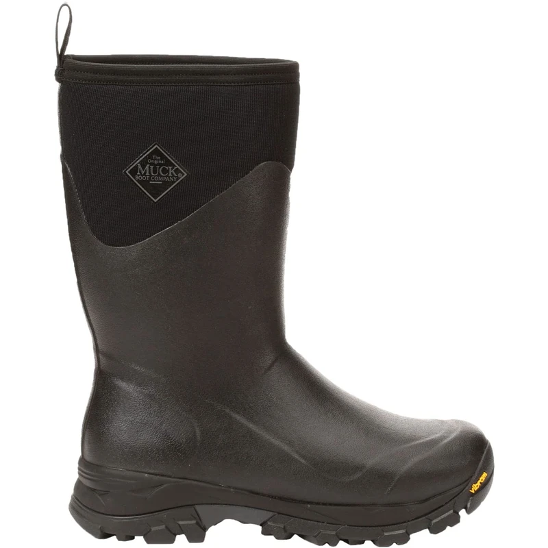 Muck Boots Men's Arctic Ice Mid AGAT Thermal Waterproof Wellington, Black, 14