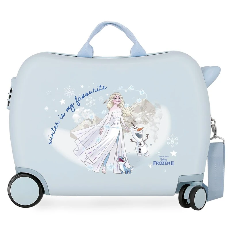 Disney Frozen Adventure Of My Mind Children's Suitcase Blue 50 x 38 x 20 cm Rigid ABS Side Combination Closure 38L 3 kg 4 Wheels Hand Luggage
