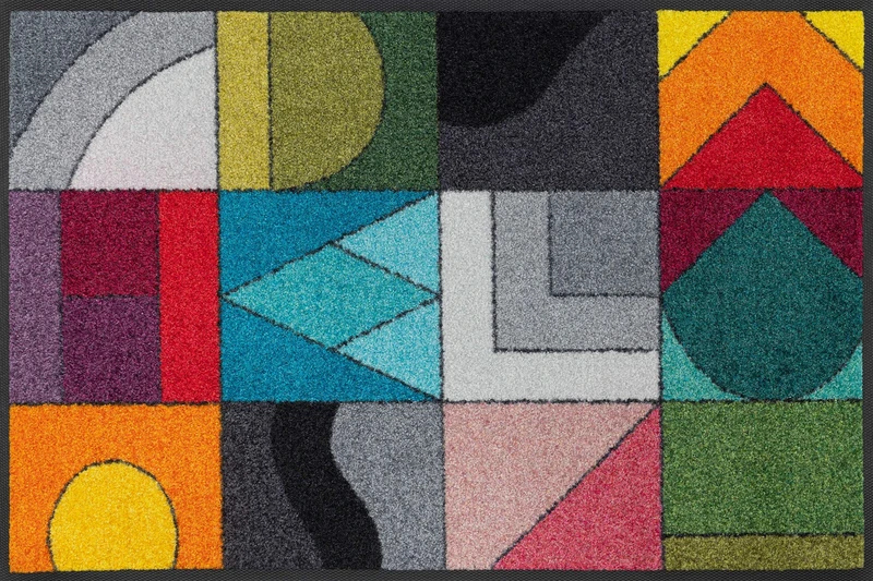 Wash+Dry Momix Door Mat, 50 x 75 cm, Washable Inside and Outside