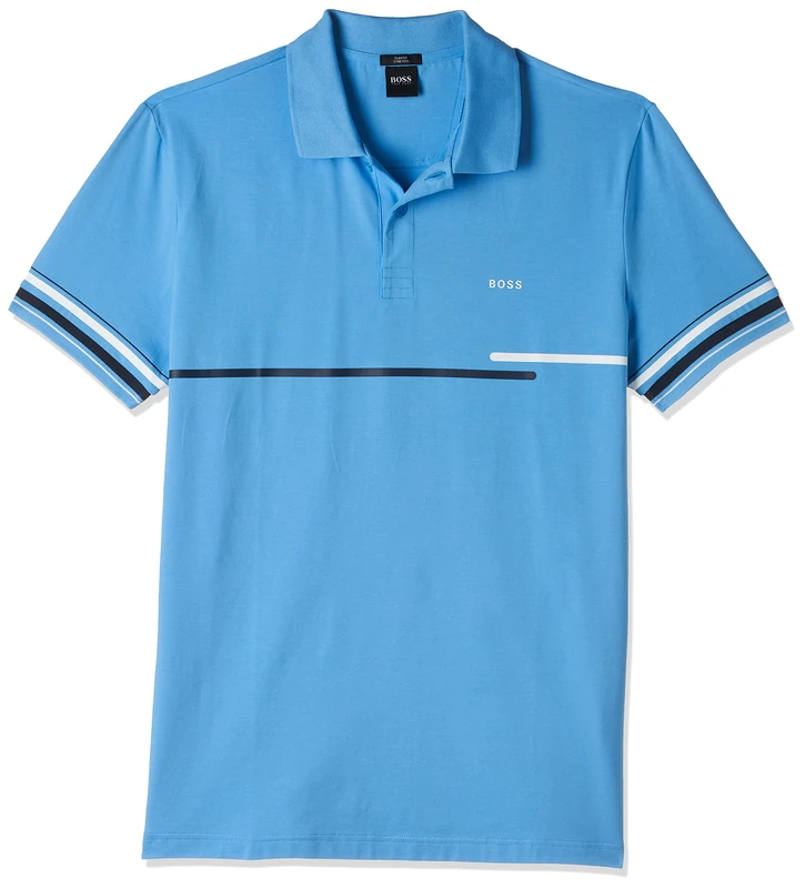 BOSS Men's Polo Shirt. - Blue - XL