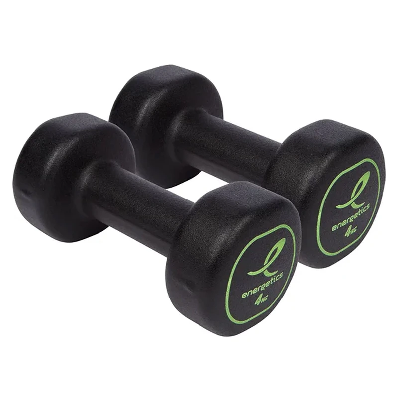 ENERGETICS Hantel Neoprene Dumb Weights Black/Yellow 2X5,0