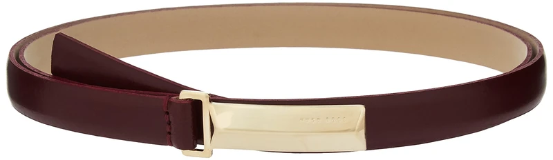 BOSS Women's Nathalie B. 1,5 cm-S Belt, Dark Red602, 85