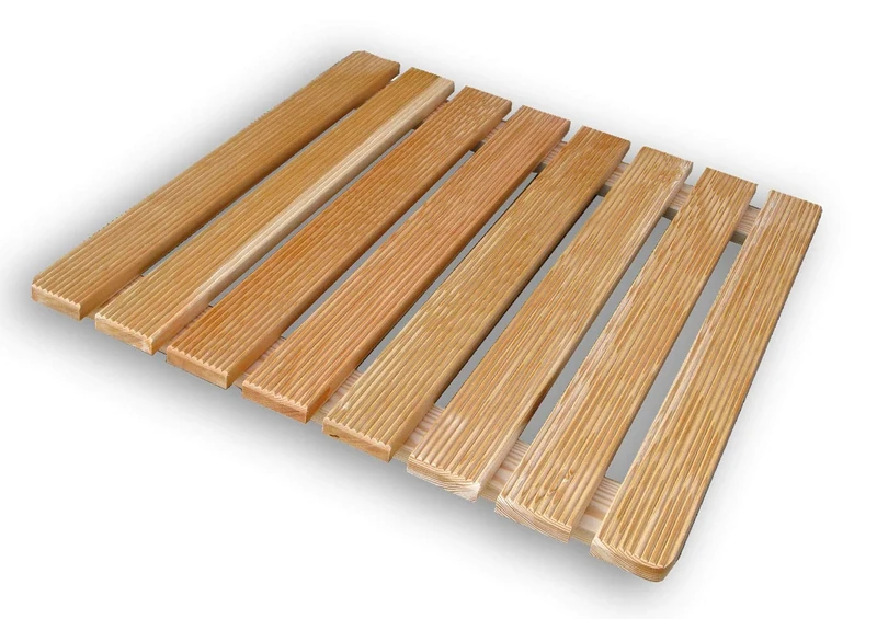 Castelmerlino 12 Larch Shower Board Screwed Slatted 68 x 68 cm for Shower Plates 90 x 90 cm