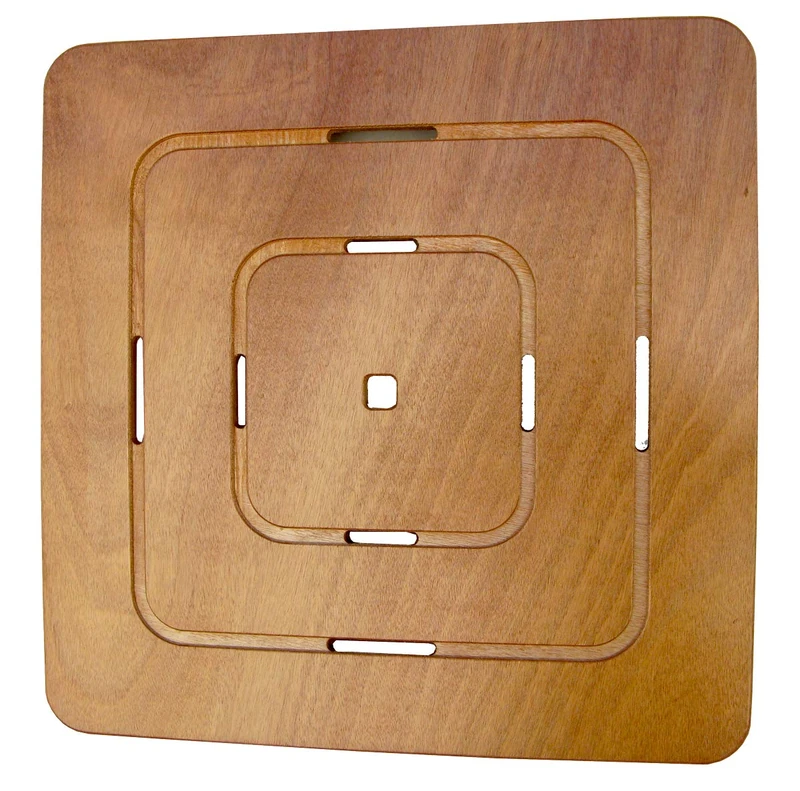 Castelmerlino Shower Accessories, okumè marine plywood, Natural, 59,5 x 59,5