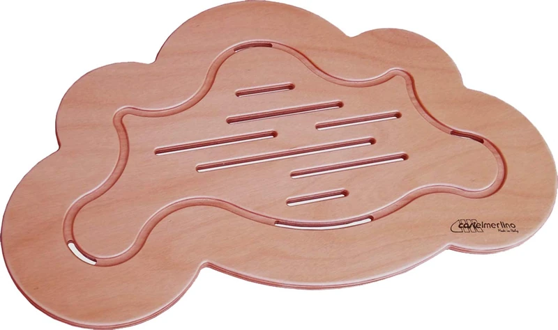 Castelmerlino Shower Accessories, okumè marine plywood, Natural, 96 x 56