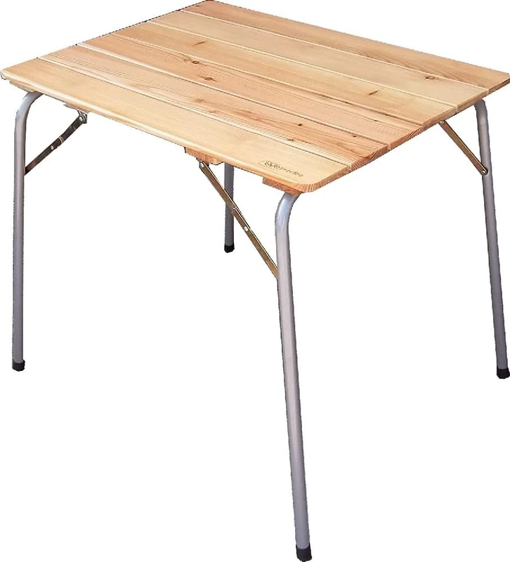 CASTELMERLINO 46 Folding Table Camper Larch 80 x 60 cm with Nylon Bag