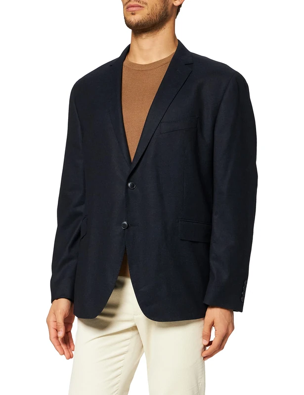 Hackett London Men's Performance Flan Ep Jacket, 595NAVY, 38S